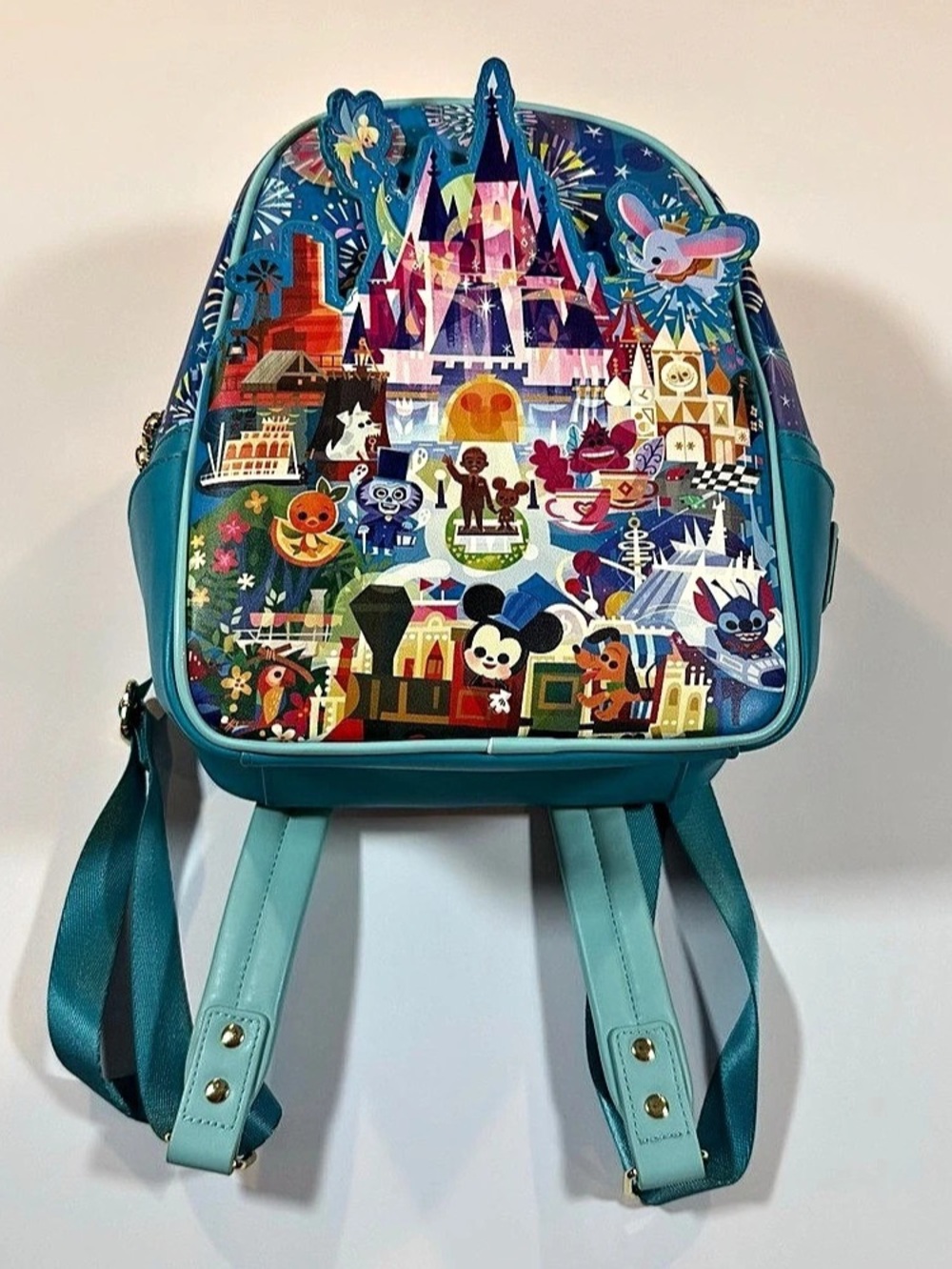 Loungefly Disney Parks Walt Disney World Cinderella Castle & Mickey Mouse Mini J